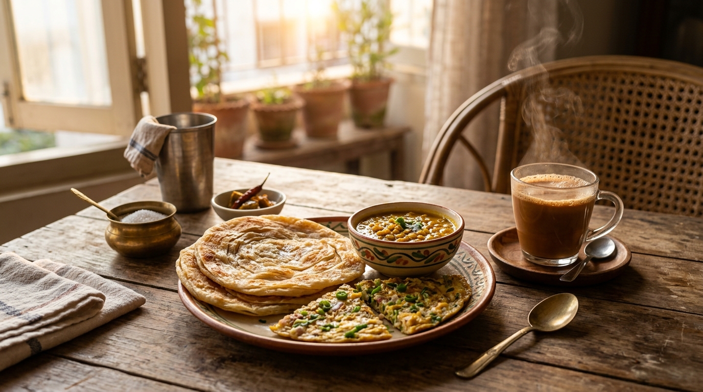 Traditional Sylheti Breakfast Set